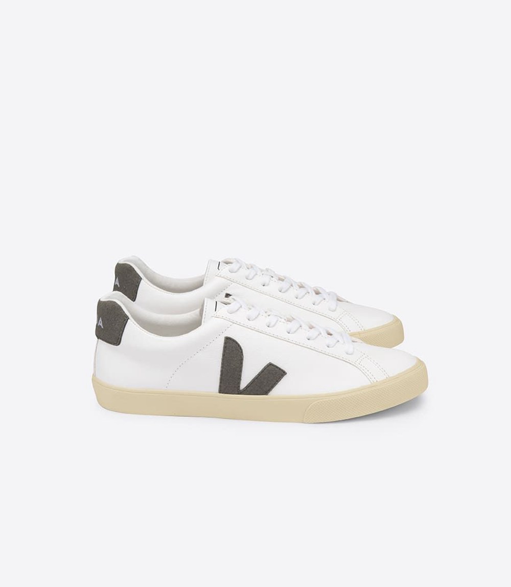 Veja Sneakers Mens - Esplar Chromefree Leather - White - 8109DLEKJ